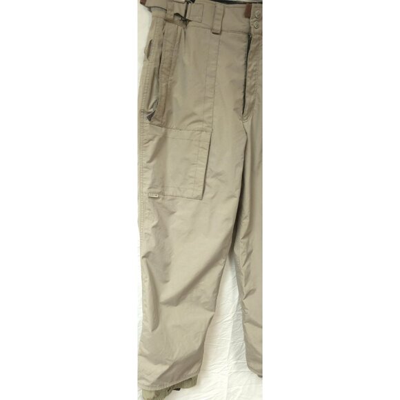 Burton Mens Large Gray Tactic Ski Snowboard Insulated Winter Snow Nylon Pants - Picture 2 of 16